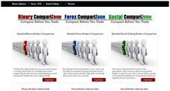 Desktop Screenshot of comparizone.net